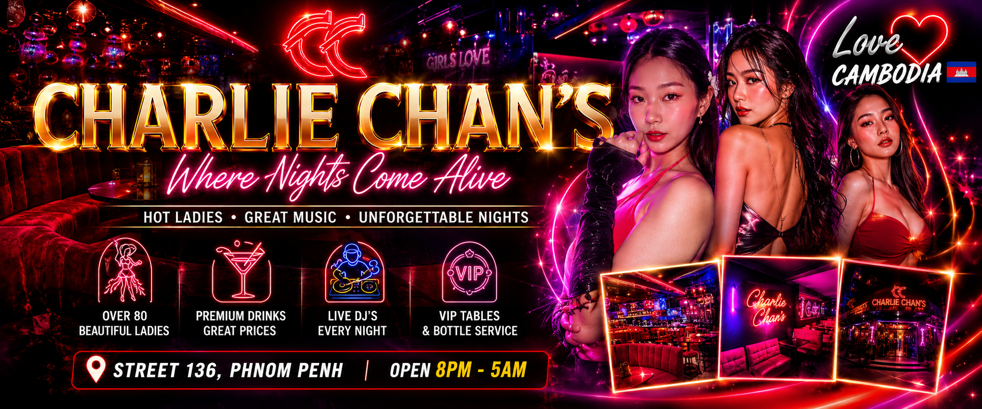 Charlie Chan's Club atmosphere