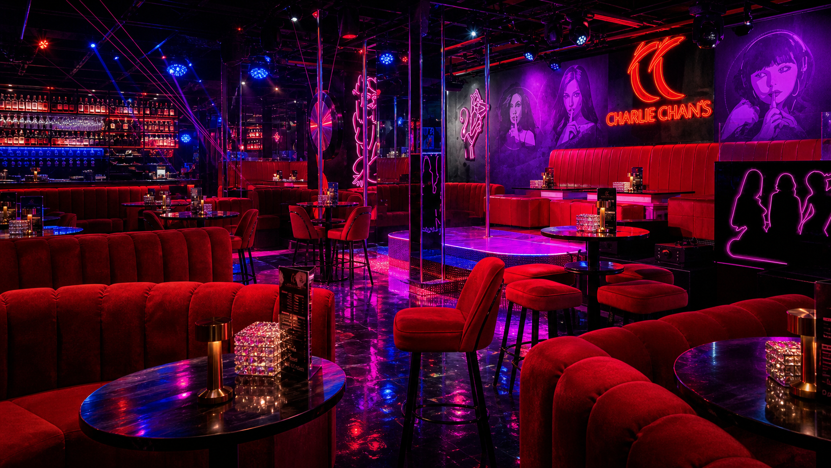Charlie Chan's Club atmosphere